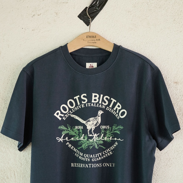 Printed Vintage Tee Navy 6